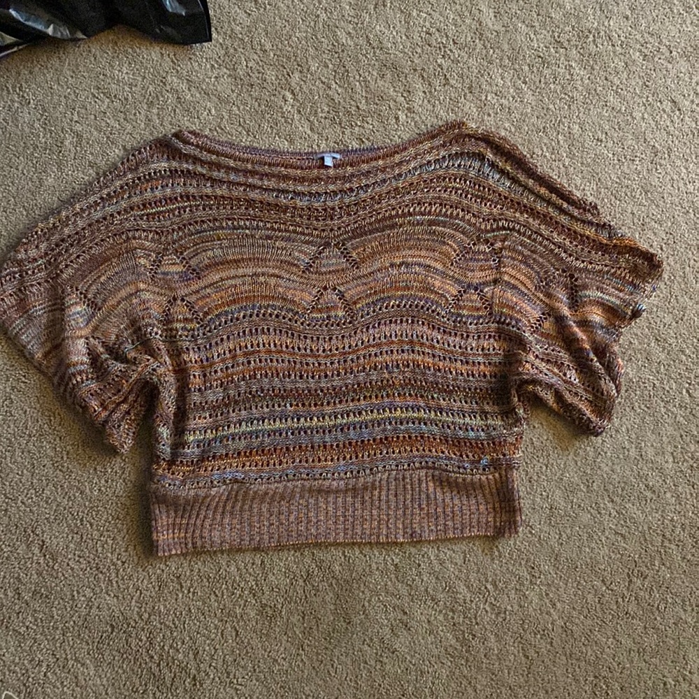 rainbow chic pancho
